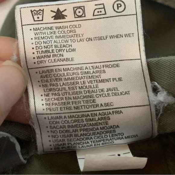 Nike Y2K Women’s Bermuda Cargo Shorts Convertible Green Size Small  100% Cotton - Picture 11 of 13